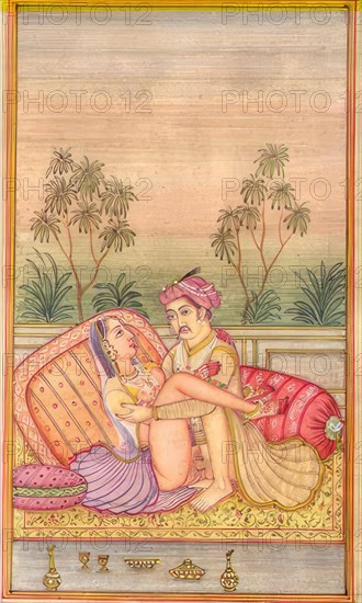 Depiction of an erotic scene