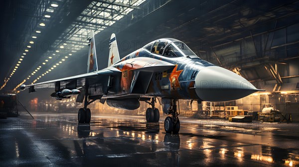 A Russian fighter jet