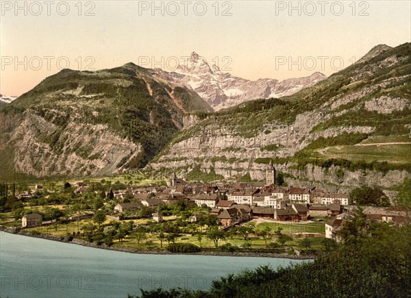 St Maurice et la dent du Midi