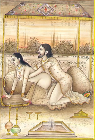 Depiction of an erotic scene