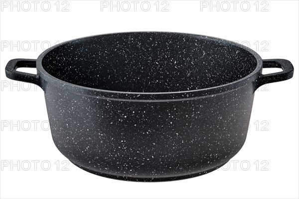 Empty pot with stone non-stick granite coating
