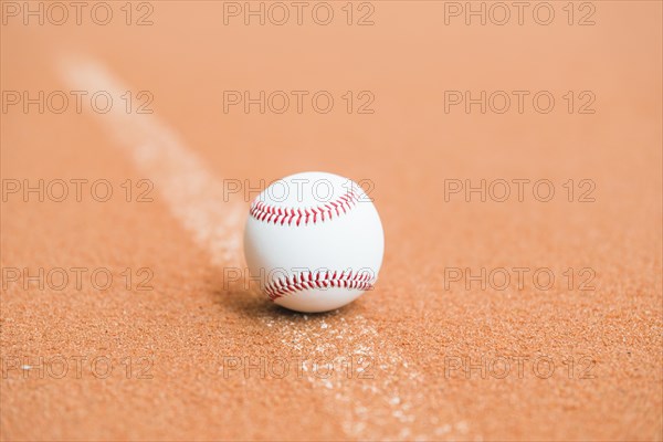 White baseball pitch