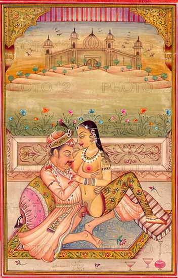 Depiction of an erotic scene