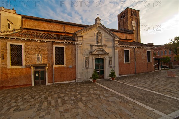 Venice Italy San Nicolo dei mendicoli rare 13th-century Veneto-Byzantine structure example