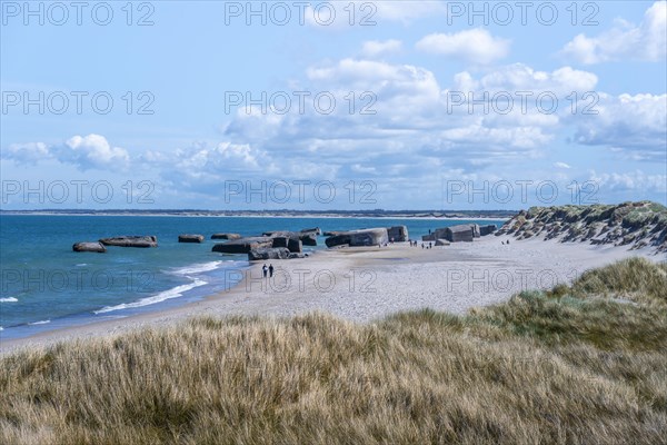 Bunkers on the beach