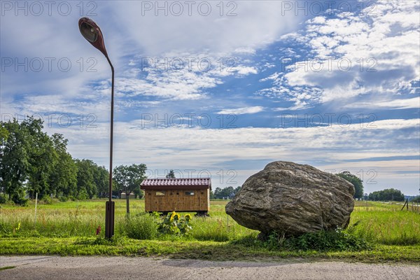 Erratic block in Hohenstein