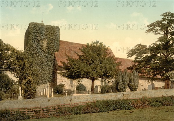 St Martin Church in Canterbury in the county of Kent in the South East of England