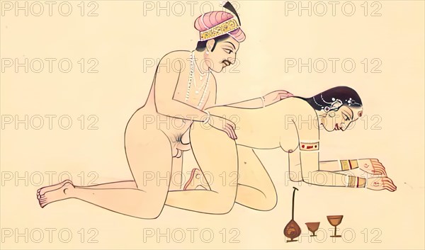 Depiction of an erotic scene