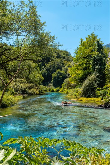 The Blue eye river