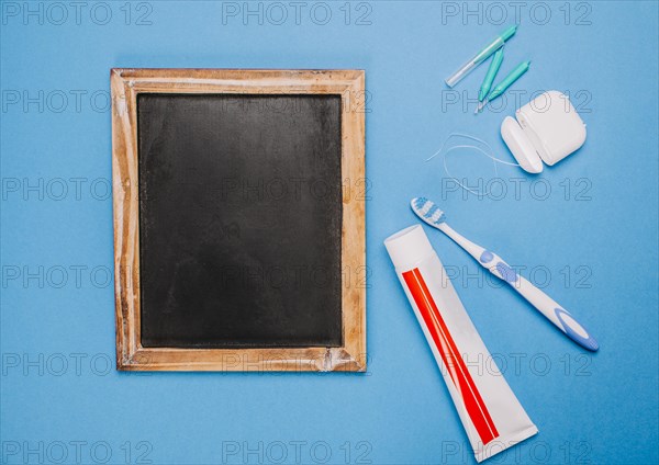 Bathroom composition with slate