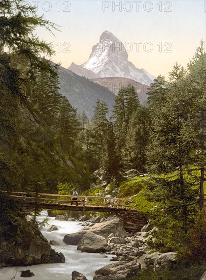 The Vispbach with Matterhorn