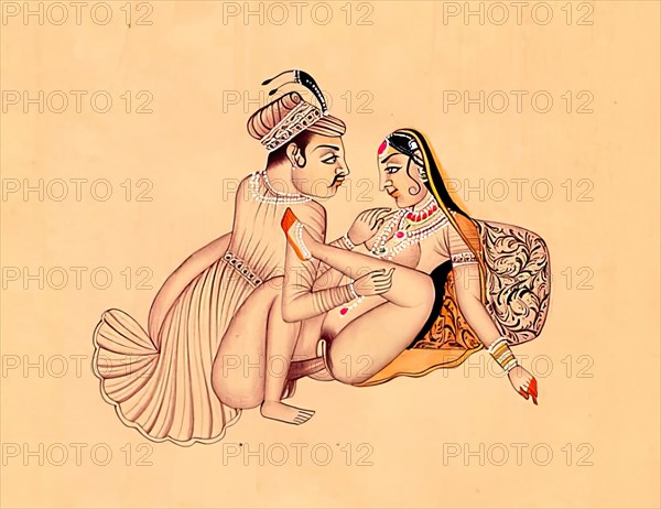 Depiction of an erotic scene