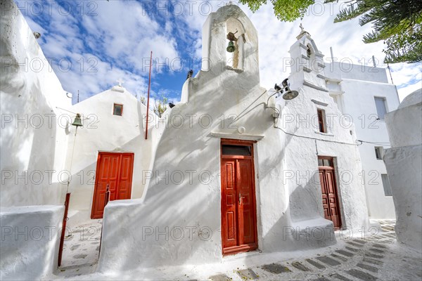 White Cycladic church