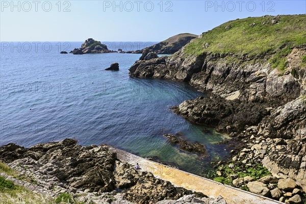 Rocky coast at Pointe de Penn ar Roc'h