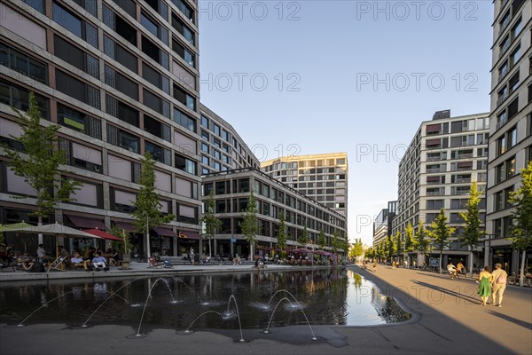 Europaallee with modern high-rise buildings