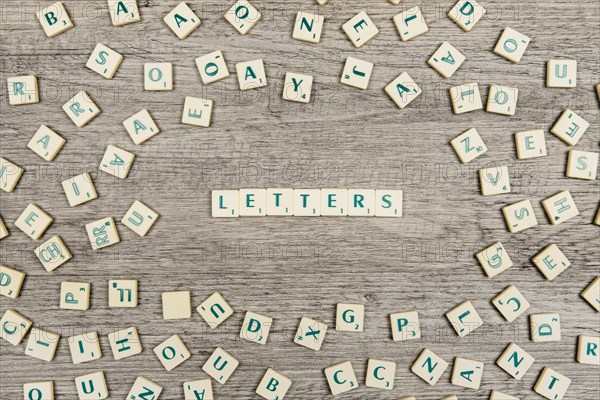 Letters forming word letters