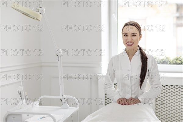 Beautician woman clinic