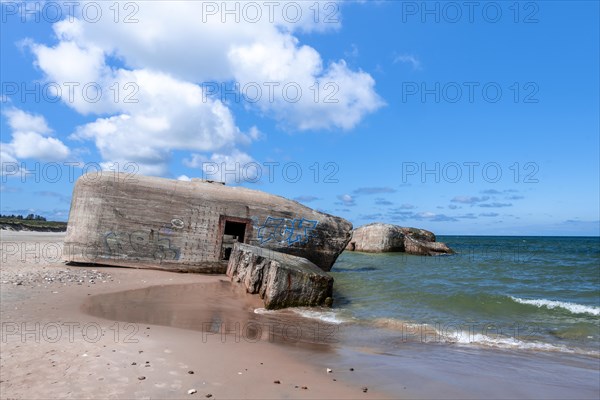 Bunkers on the beach