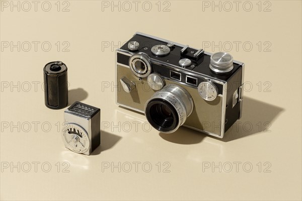 Vintage camera composition