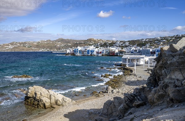 Beach with sand and rocks