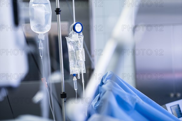 Infusion during an operation in hospital