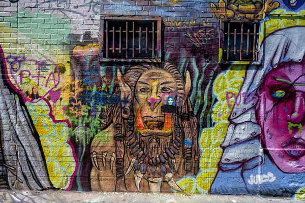Graffiti alley in Ghent