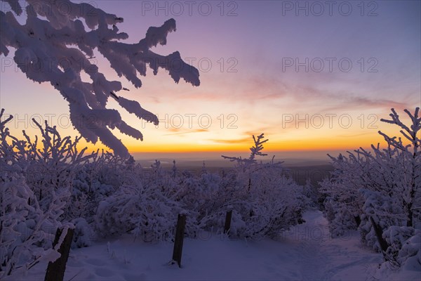 Winter on the Fichtelberg