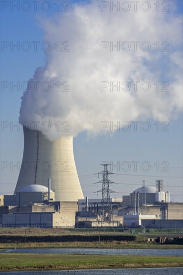 Cooling tower of the Doel Nuclear Power Station