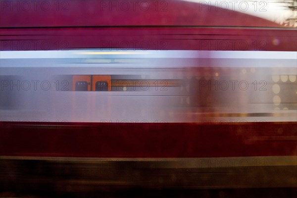 Long exposure from a moving train