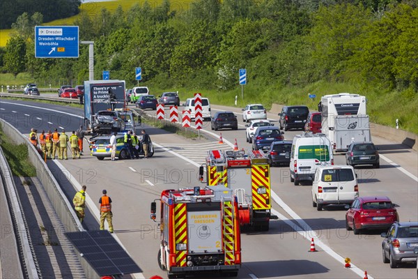 Slow-moving traffic on the A4