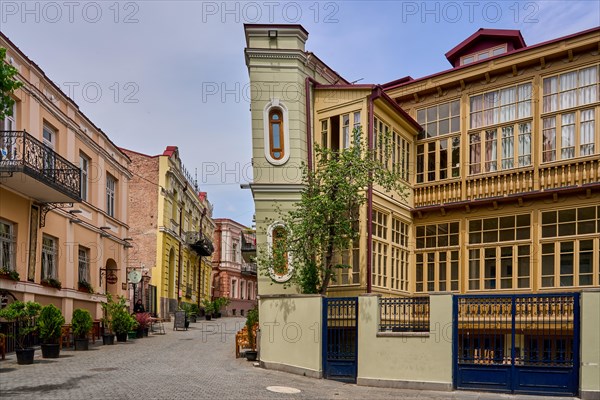 Renovated houses in Beglar Akhospireli Street
