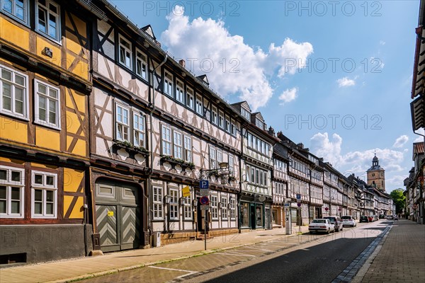 Breite Strasse with half-timbered houses in the old town