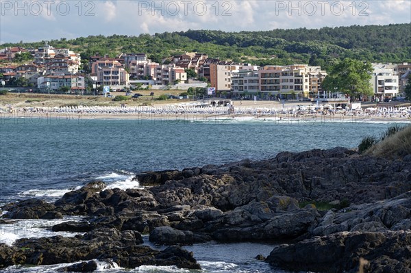 The bay of Burgas.near Sozopol on the Black Sea. Sozopol