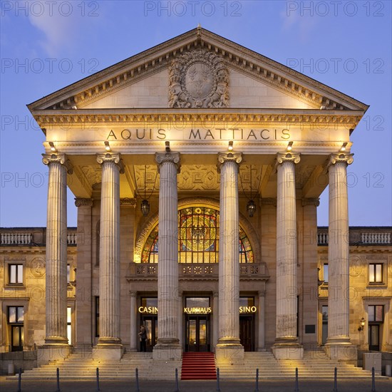 Spa hotel and Casino in the evening