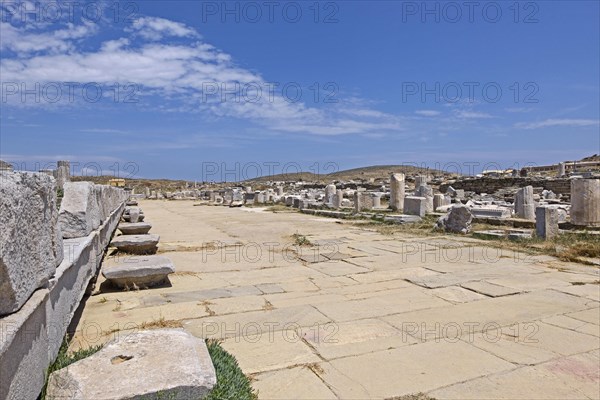 Agora of the ancient city of Delos