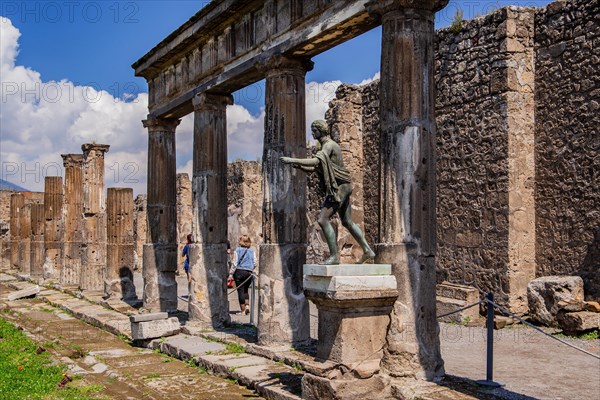 Sanctuary of Apollo with Apollo statue