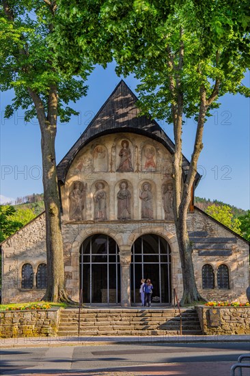 Medieval cathedral vestibule at the imperial palace