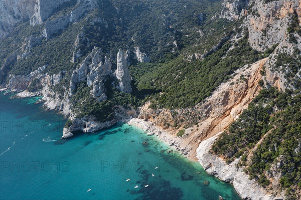 Cala Goloritze with the rock needle L'Aguglia