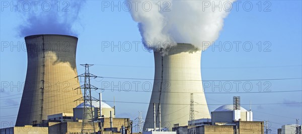 Cooling towers of the Doel Nuclear Power Station
