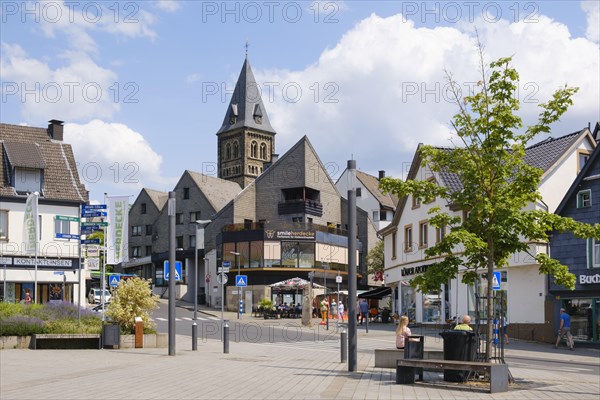 Town view with the Protestant Collegiate Church of St Marien