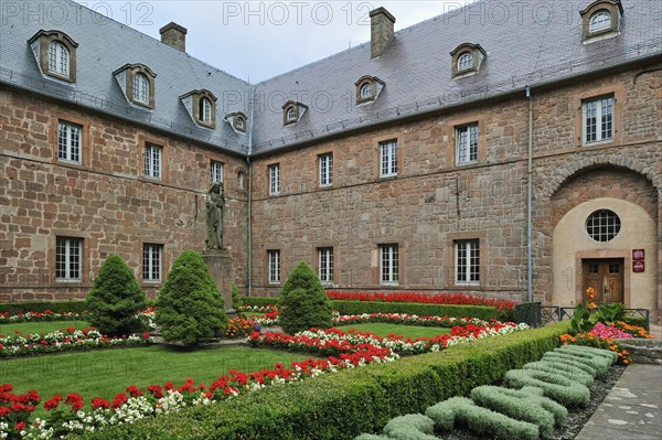 Garden at the Mont Sainte-Odile monastery