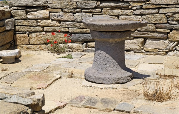 Ruins of the ancient city of Delos