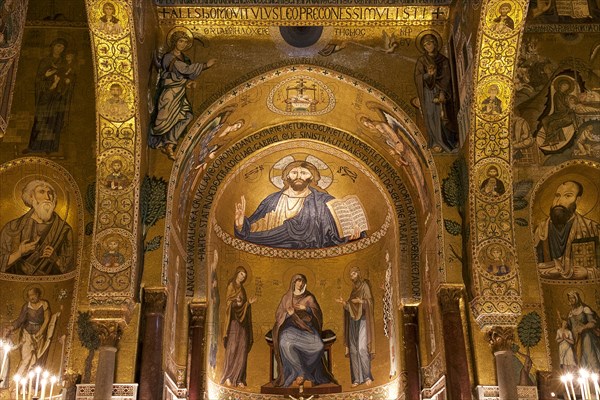 Christ Pantocrator mosaic