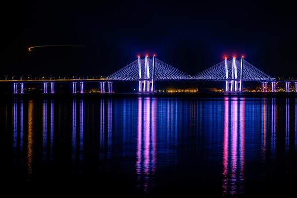 View on The Tappan Zee Bridge
