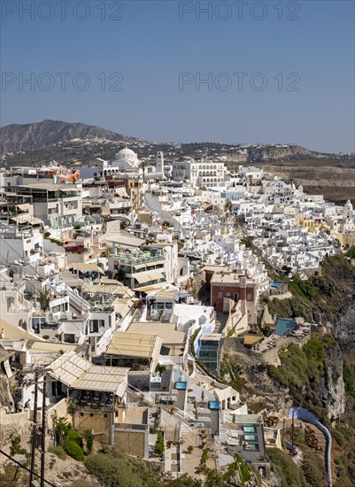 View of town of Fira