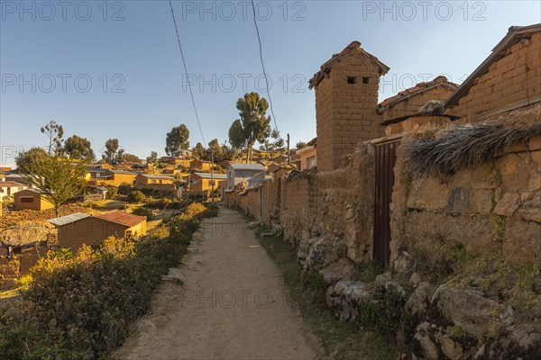 Old city wall with tower