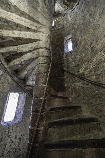 Spiral staircase in the Belfry