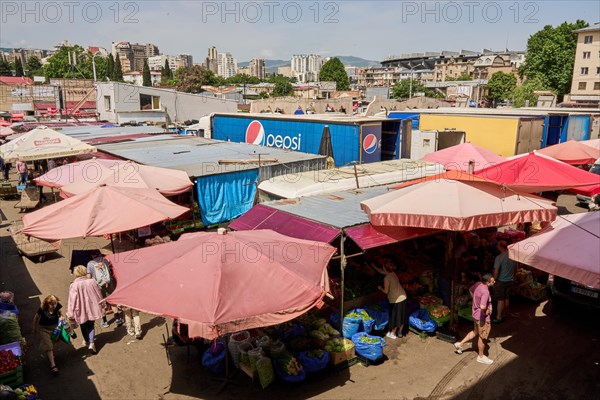 Market stalls