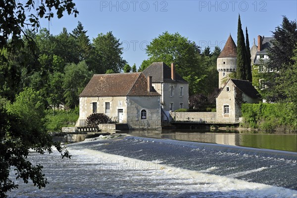 Water mill of the Fontgombault Abbey