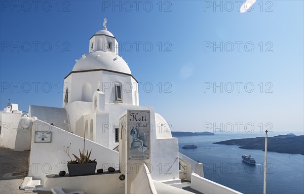 White-washed Church of St Minas